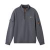 Mens Casual Stand Collar Zip Sweatshirt