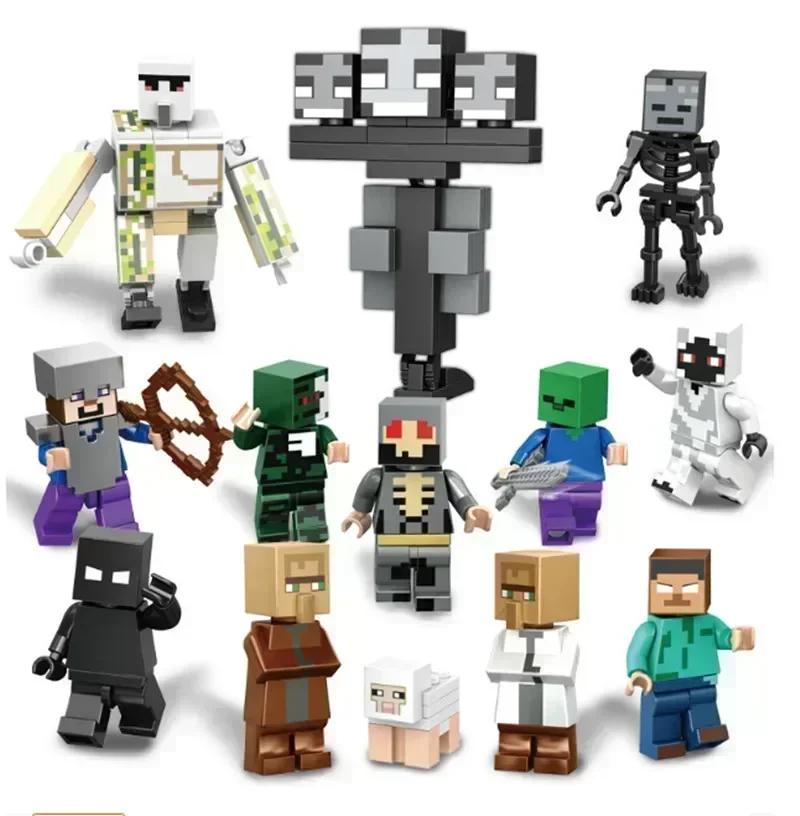 Игровые фигурки Minecraft Конструктор Крипер для детей Образовательные игрушки