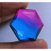 21-23 Ct Natural Tourmaline Hexagon Fancy Bi-Color Cut Fabulous Gemstone
