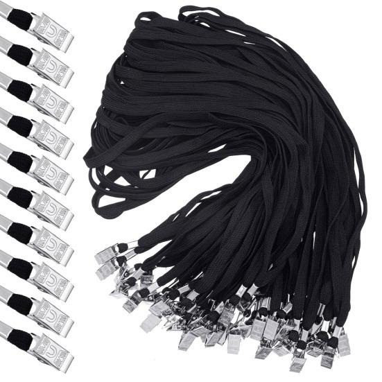 20 шт. держателей для ID-карт со шнурками Прозрачные Водонепроницаемые Запечатываемые Горизонтальные или Вертикальные Бейджи для Имен и Шнурки-ожерелья для Ношения на Шее