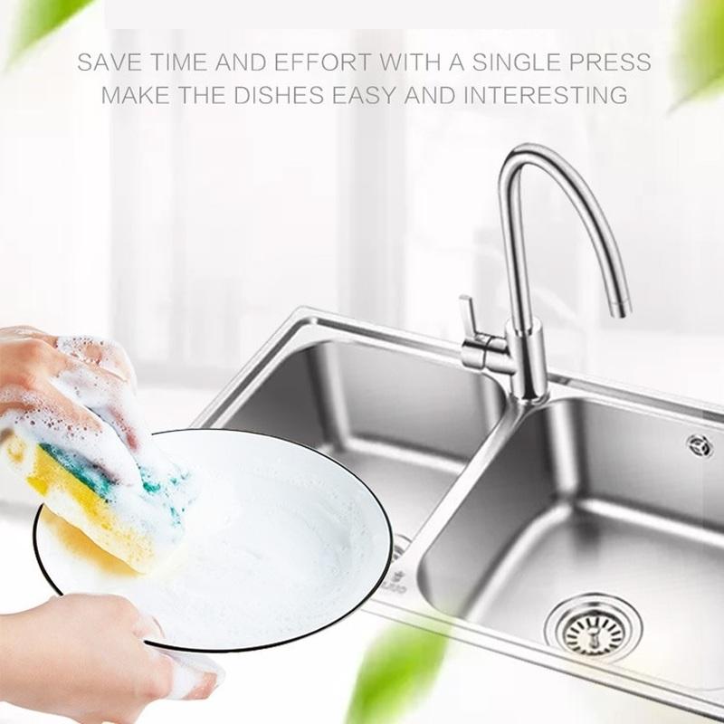 1 комплект кухонного автоматического дозатора моющего средства и жидкой губки для мыла