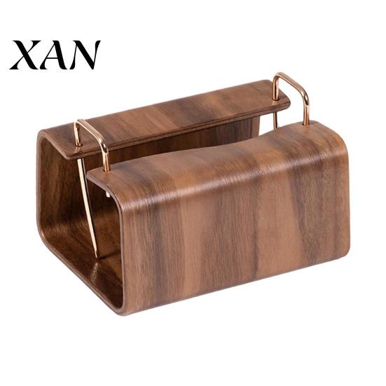 Office Desk Organizer Wooden Tissue Holder, Rectangular Decorative Paper Napkin Dispenser, Reusable Holder Organizer, for Home Decor Bathroom Case