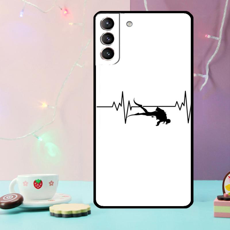 Чехол для телефона для дайвинга с аквалангистом для Samsung Galaxy S25 Ultra S20 S21 S22 S23 S24 Plus S9 S10 S24 FE S25 FE