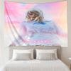 Custom Name Taylor Swift Print Tapestry, Backdrop, Easy Setup, Ideal for Bedroom, Office & Living Room, with Aesthetic Wall Hanging Decor.