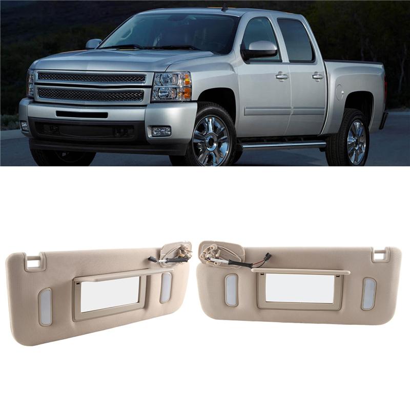 Правый автомобильный солнцезащитный козырек для Cadillac Chevy Gmc 2007-2014 Кремово-белый солнцезащитный козырек 22850310 Запасные части Аксессуары