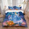 3Pcs Cinderella'S Magical Bedding Sets For All Sizes New 3D Printed Bed Cover Comforter Duvet Cover Pillowcase Bedroom Decoration