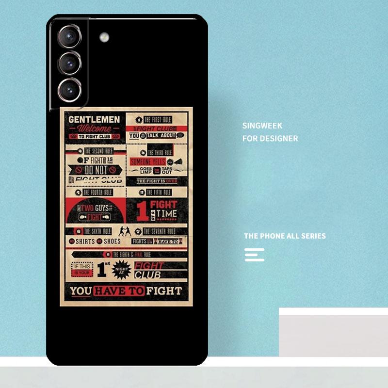 Чехол Fight Club для Samsung Galaxy S25 Ultra S25 FE S20 S21 S22 S23 Plus S9 S10 S24 Ultra