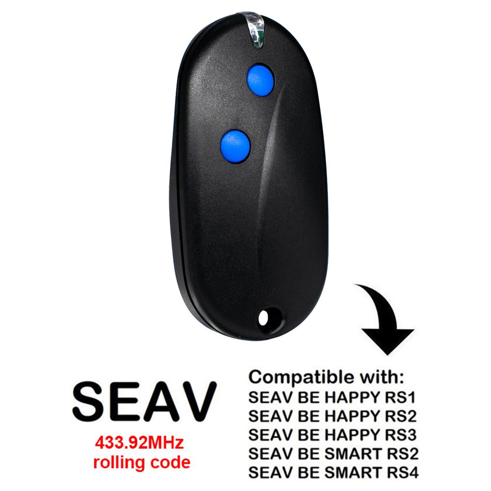SEAV BE SMART RS2 RS4 Пульт дистанционного управления для гаражных ворот 433,92 МГц Передатчик с плавающим кодом