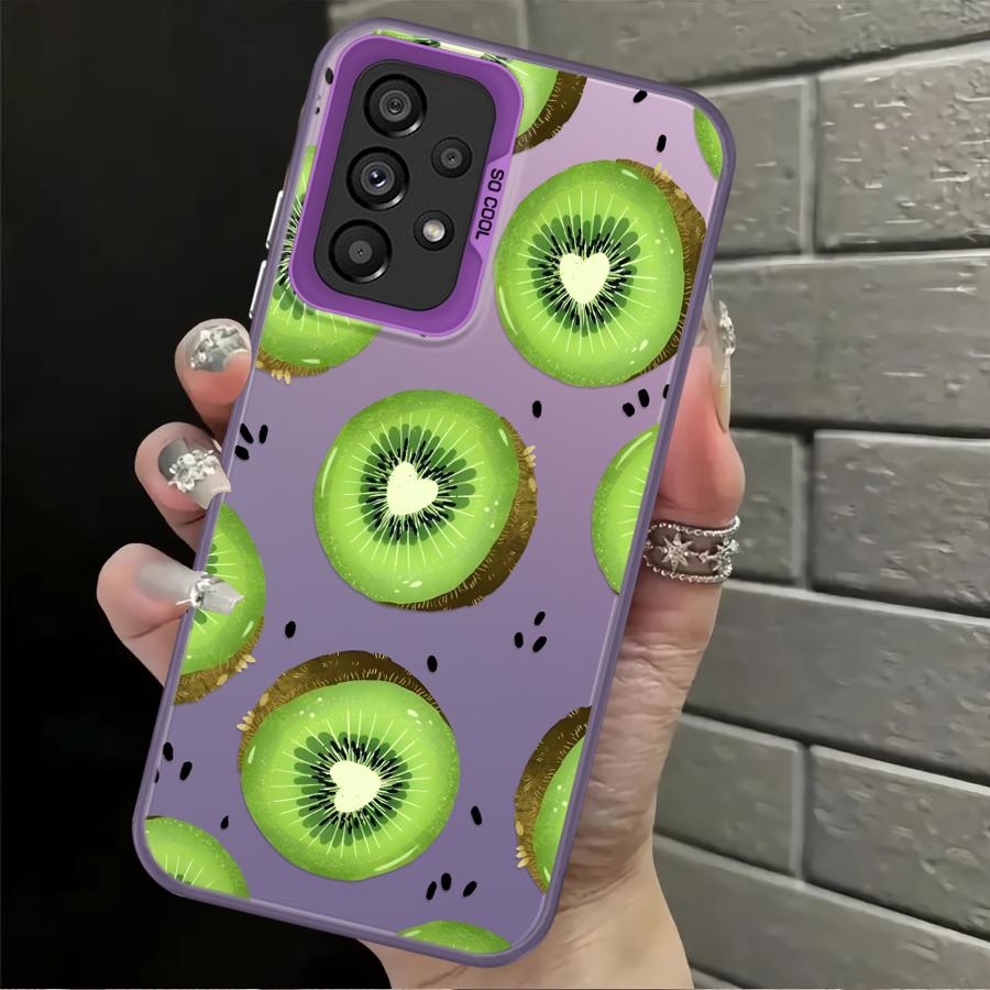 Чехол для телефона Samsung Galaxy A17 A20s A31 A34 A26 A13 A14 A24 A25 A21s A23 A15 A16 A12 A35 Фрукты Цветы