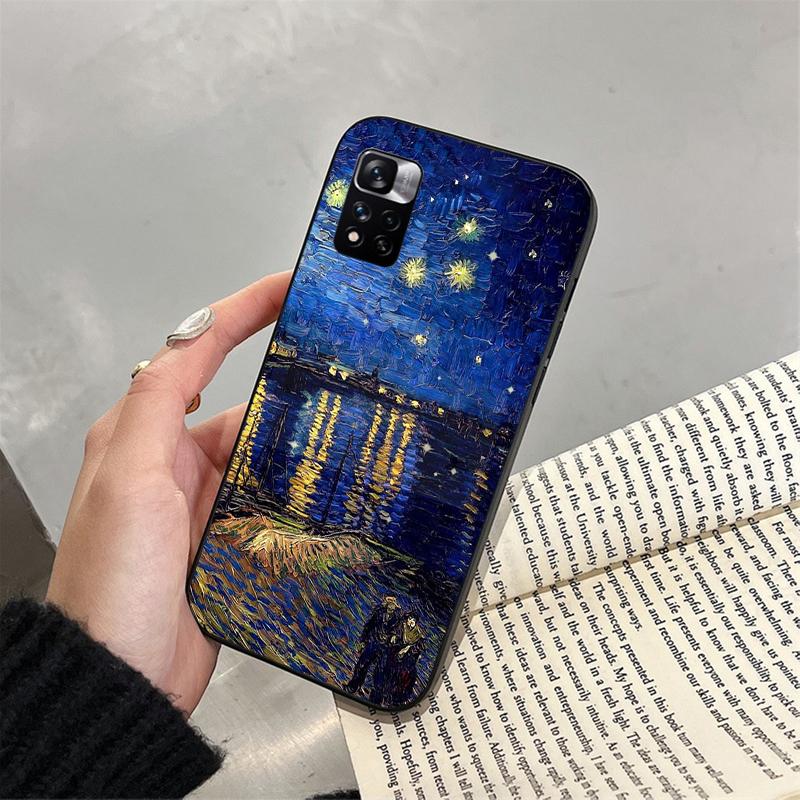 Чехол для телефона «Звездная ночь» Ван Гога для Xiaomi Redmi note 13 12 11 10 Pro 12S 11S 10S Redmi 10 13C 9C Funda