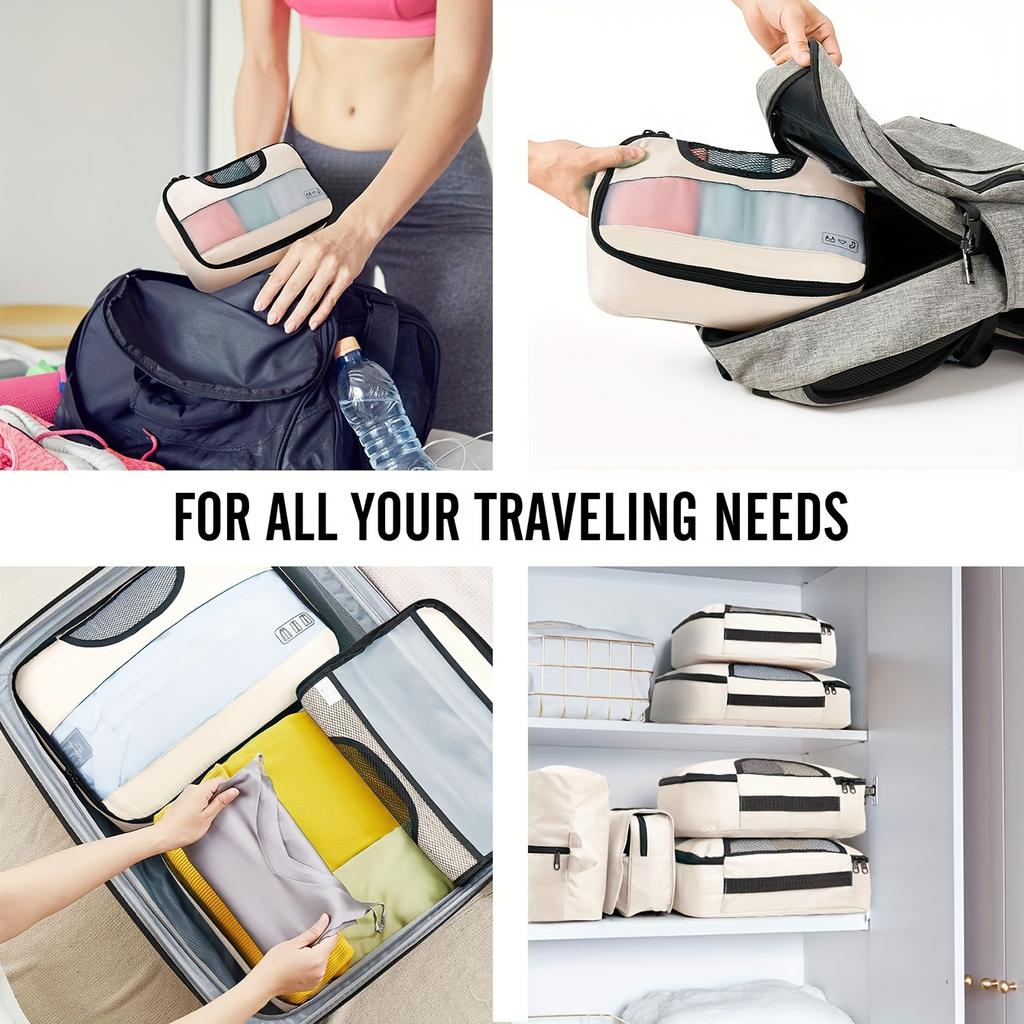 High qualityTravel Storage Bag Set of 8 High-Quality Clothes Organizing and Storage Bags, Suitcase Classification Storage Set