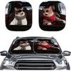 2-Piece Cactus Windshield Sunshade Floral Foldable Car Front Window Sun Shades for Most Sedans SUVs Trucks Tesla Blocks UV Rays and Keeps Your