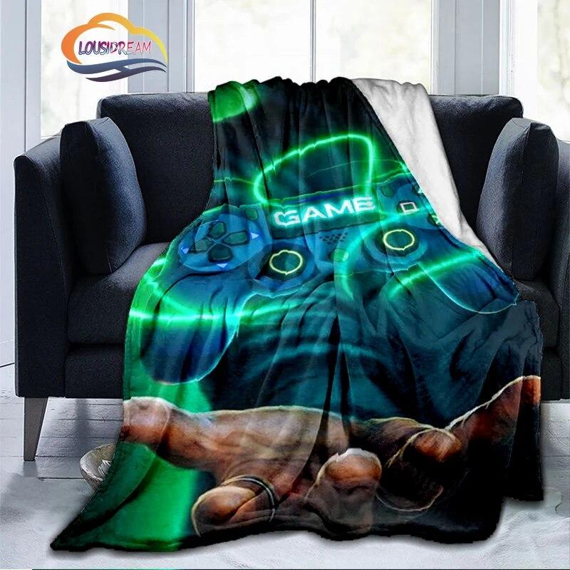 Игровое одеяло, игра, ручка видеоконтроллера закончена и начинается «Четыре сезона универсальных»