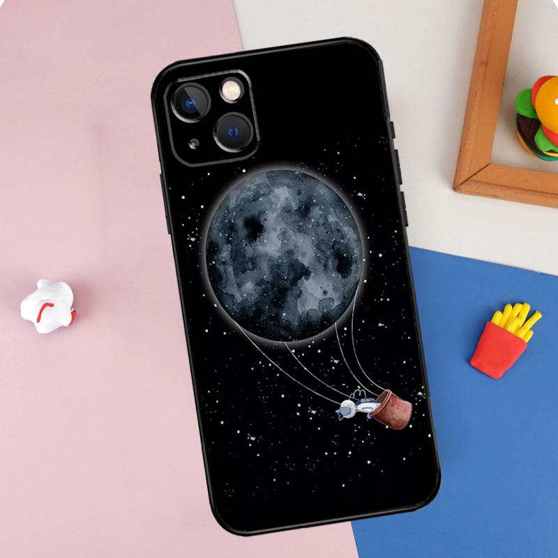 Чехол-бампер для телефона 'Волшебное Космическое Лунное Планетное' для iPhone 15 Pro Max 11 12 13 14 16 Pro Max Mini XR 16e 15 16 Plus