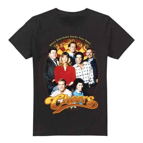 Cheers Mens Group Shot T-Shirt