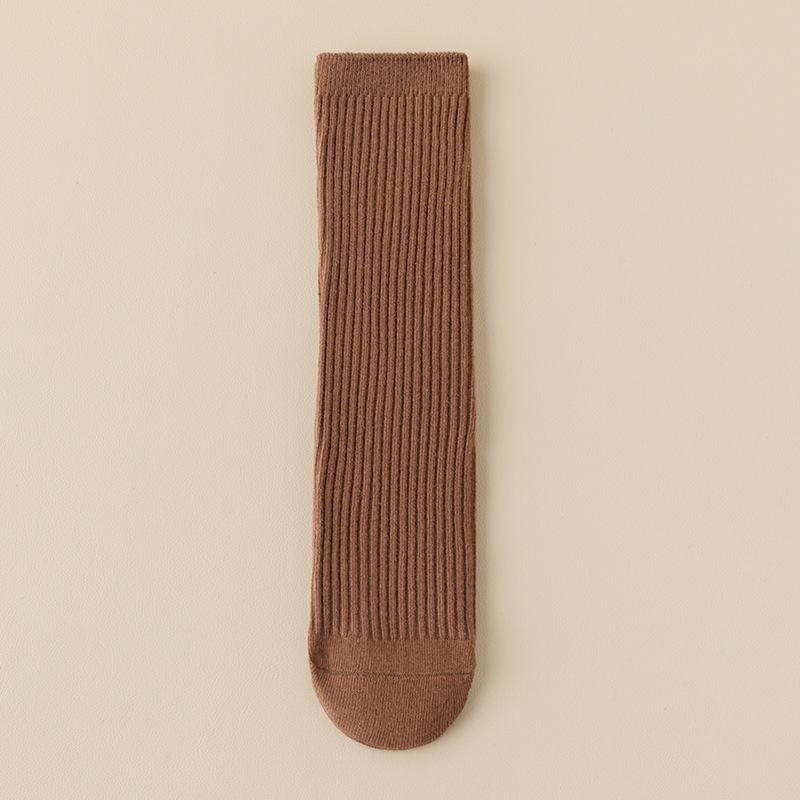 Kids Colorful Striped Knee High Socks 3-10 Years Boys Girls Dance Crew Socks Comfortable Breathable Cotton Tube Socks