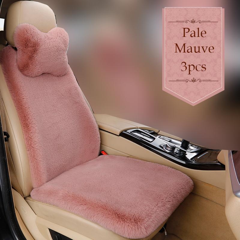 Автомобильные чехлы на сиденья, защитные аксессуары, искусственные плюшевые теплые чехлы для салона автомобиля, автомобильные чехлы на подушки, универсальный размер на 5 сидений