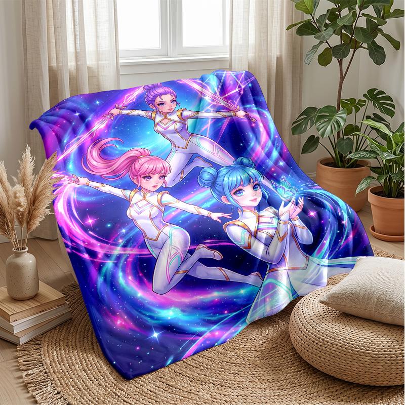 Fruitful Tropical Paradise Theme blanket Lightweight Warm Flannel Blanket Decorative Throw Blanket for Home Decoration