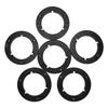 6PCS 1 4 10.5 Inch Reel To Reel Tape Adapter Professional Replacement Nab Hub Reel Tape Adapter Black