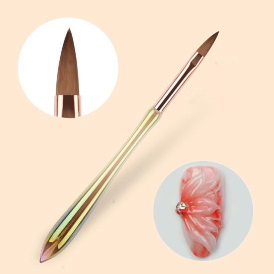 Универсальная ручка для дизайна ногтей создает потрясающий цветочный дизайн, гибкий дизайн, УФ-ручка для маникюра, женские аксессуары