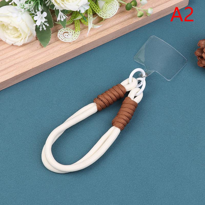 Телефонный шнурок Универсальный персонализированный ремешок на запястье Короткий ремешок для мобильного телефона Портативная сумка-брелок для ключей Цепочка для мобильного телефона с защитой от потери