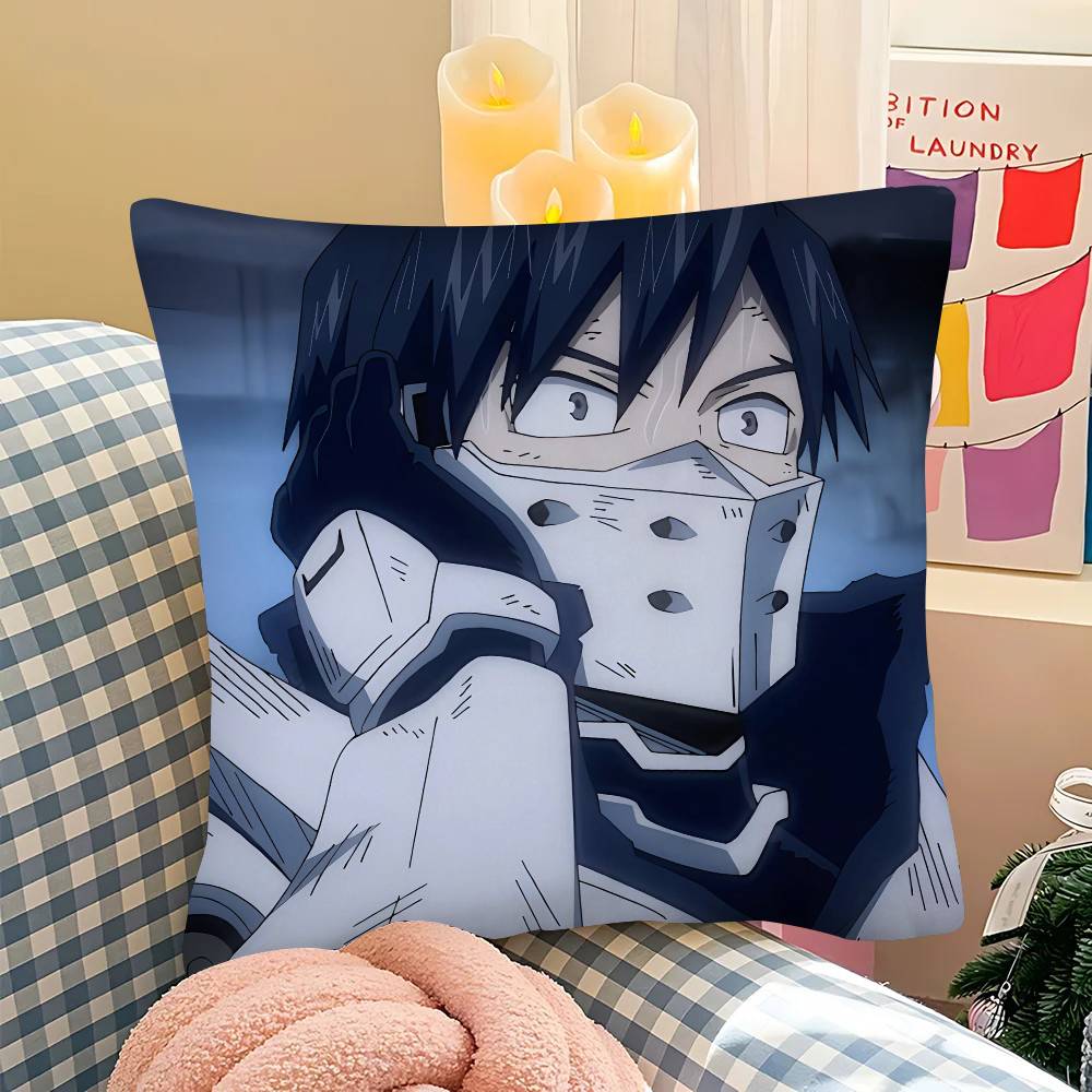 pc Anime Tenya Iida Pillow Case Fashion Square Pillowcase Bedroom Sofa Room Ins Decoration Leisure