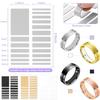 Assorted Rings Sizer Kits Invisible Fit Adjuster for Loose Bands Comfortable Plastic Rings Reducer Sizing Strips