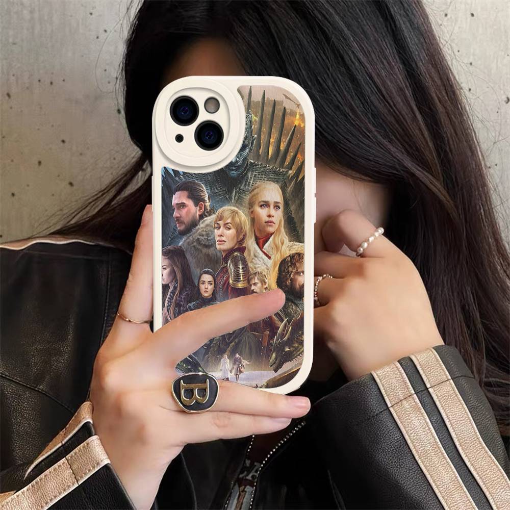 Film G-Game Of T-Thrones Leather Phone Case For IPhone 16 15 14 17 Pro Max 11 12 Mini Plus Soft Shell