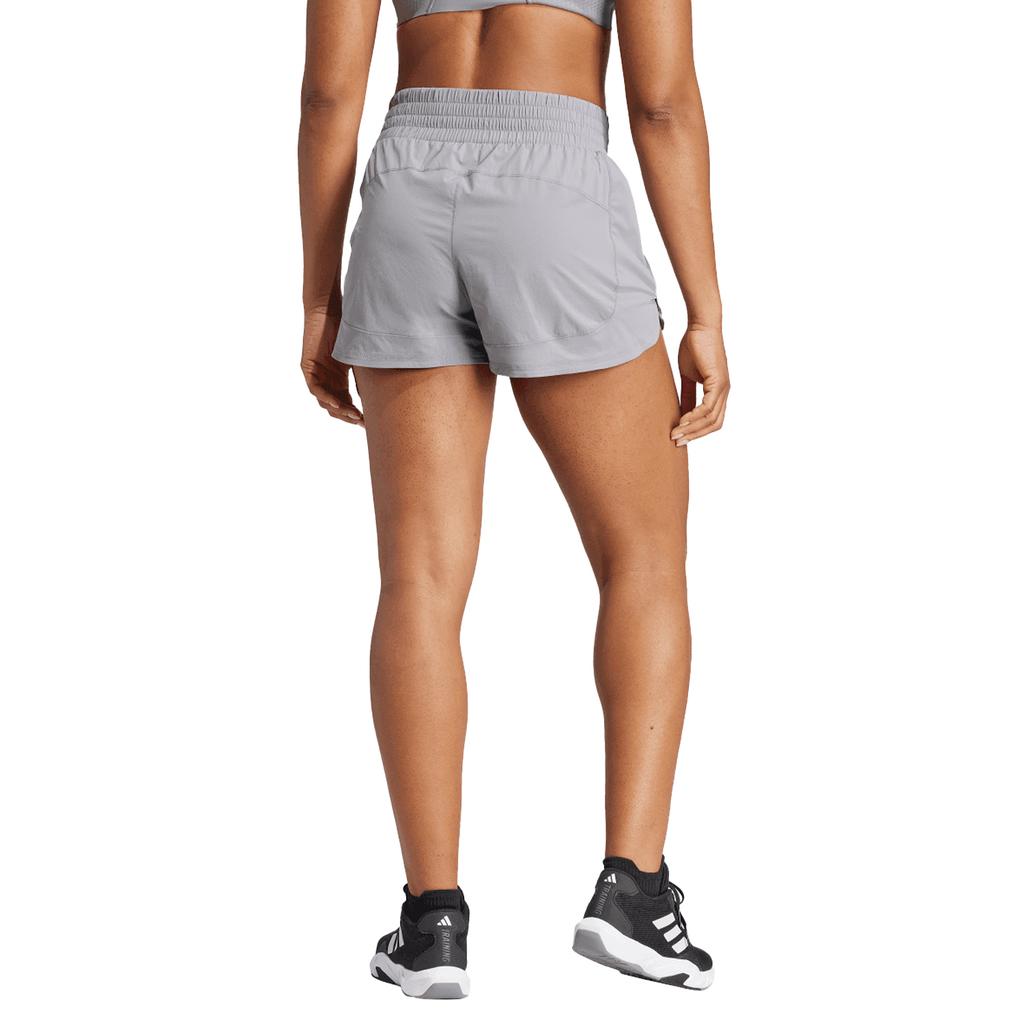 Adidas Женские/Дамские Люксовые Эластичные Тканые Шорты для Пота с Карманом на Молнии