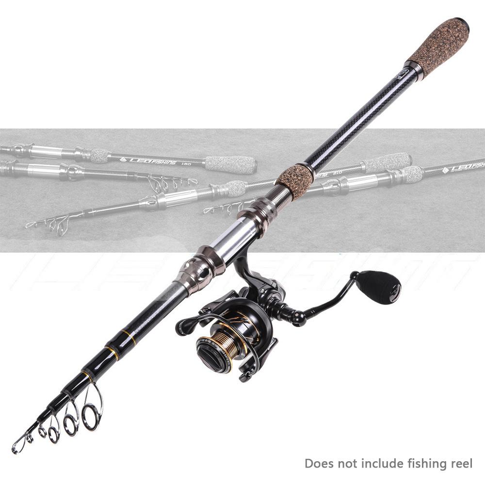 Телескопическое удилище из углеволокна для морской рыбалки с приманкой 1,8 м 2,1 м 2,4 м Удилища для дальнего заброса Карповая рыба MH Жесткое карповое спиннинговое удилище для приманки