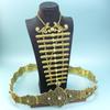 Chic Caucasus Belt Dress Waist Chain Breastplate Necklace Slavic Bridal Wedding Jewelry Sets For Women Turkish Ethnic Bijoux