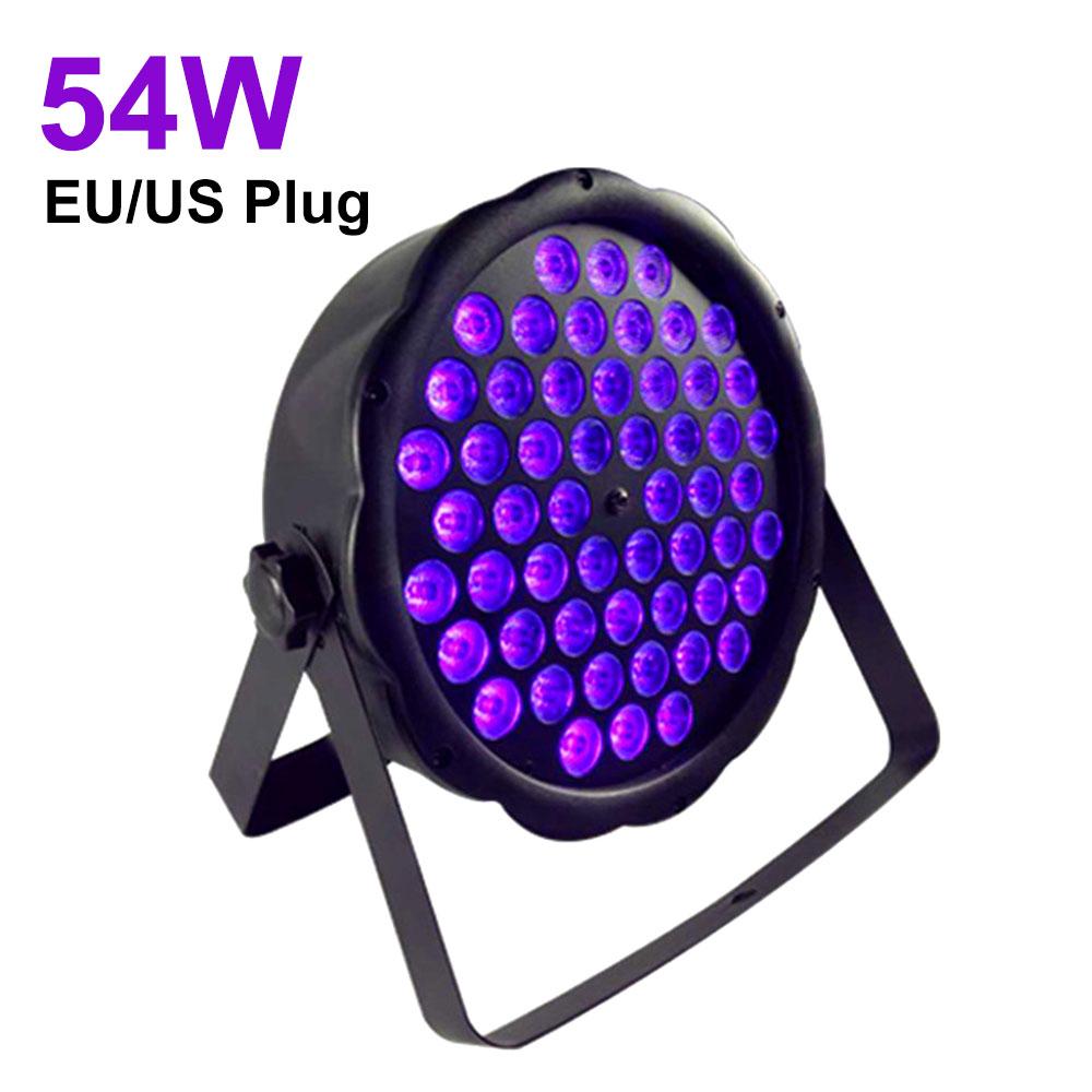 Светодиодные сценические светильники Par DJ Disco UV Black Light с активируемым звуком пультом и DMX-управлением для вечеринки по случаю дня рождения Body Paint Neon