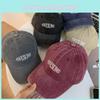 Stylish Summer Baseball Cap For Women Trendy Letter Design 2024 New Wide Brim