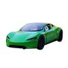 МояМашина 1:24 Металлическая литая модель крыши Tesla Roadster - Зеленая