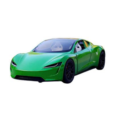 МояМашина 1:24 Металлическая литая модель крыши Tesla Roadster - Зеленая