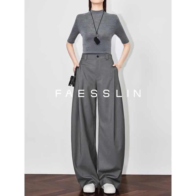 Женские плиссированные брюки-клеш FAESSLIN