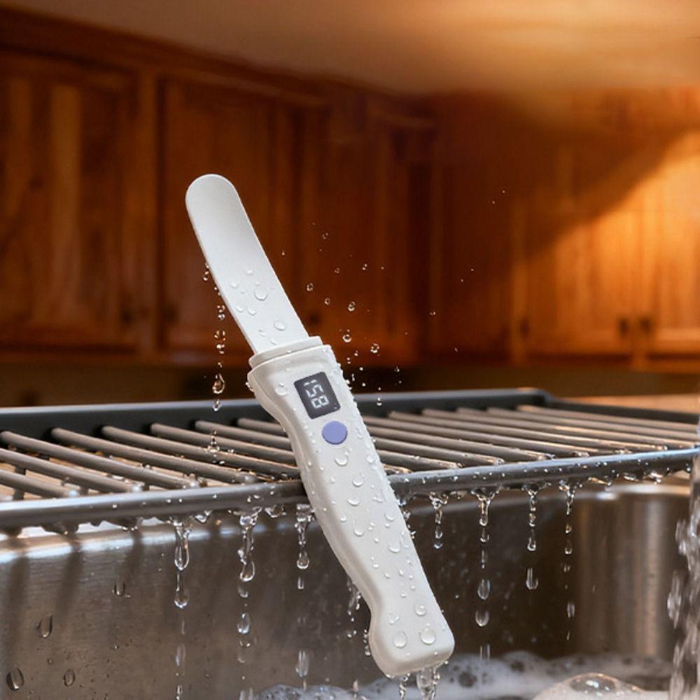 Waterproof Butter Spreader Rechargeable Cold Butter Cutter Practical Heating Butter Spatula Cheese