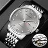 Men's Fully Automatic Luminous Waterproof Watch with Calendar and Large Dial.