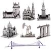 World Architecture Ii 3D Metal Puzzle Model Diy Laser Cut Jigsaw Model For Adult Kid Educational Toys Desktop Decoration
