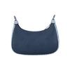 MICHAEL KORS Cora logo embossed zipper closure polyurethane handheld crossbody shoulder bag medium women's navy