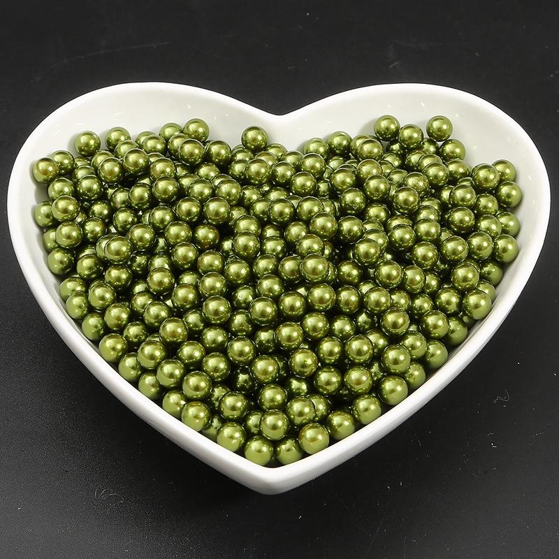 3-10 мм Непористые АБС Цветные Имитация Жемчуга Россыпные Бусины DIY Ручная Работа Заливка Эпоксидной Смолой Аксессуары Материал Декоративные Аксессуары