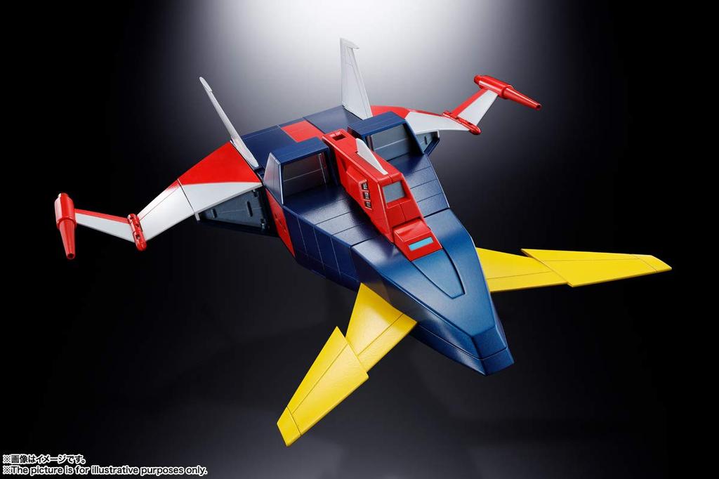 TAMASHII NATIONS Душа Чогокина Непобедимый робот Трайдер G7 240 мм Окрашенная подвижная фигурка GX-66R Приблизительно. АБС и ПВХ и литье под давлением