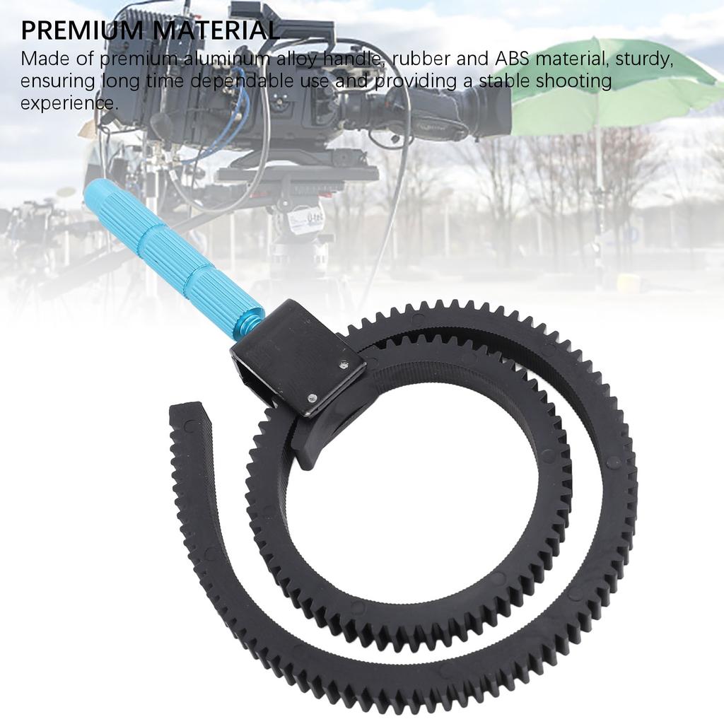 DSLR Camera Follow Focus Ring Black Professional Focus Gear Ring for 49mm 52mm 55mm 58mm 62mm 67mm 72mm 77mm 82mm Lens