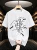 2026 New Pure Cotton Tshirt Dad And Child Fist Bump Personalized Fathers Day Print Crew Neck Short Sleeve Casual Top