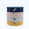1M Vintage Chinese Crane Embroidered Jacquard Ribbon 6.5cm Trim Braid DIY Table Flag Trimmings Garment Hanfu Accessory Craft