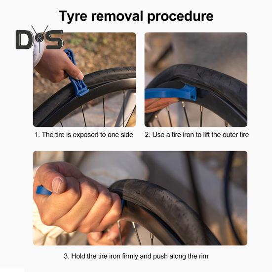 Многофункциональный рычаг для шин велосипеда, прочный пластиковый металлический, легкий, универсальный, инструменты для снятия шин для горного велосипеда, аксессуары для ремонта велосипеда
