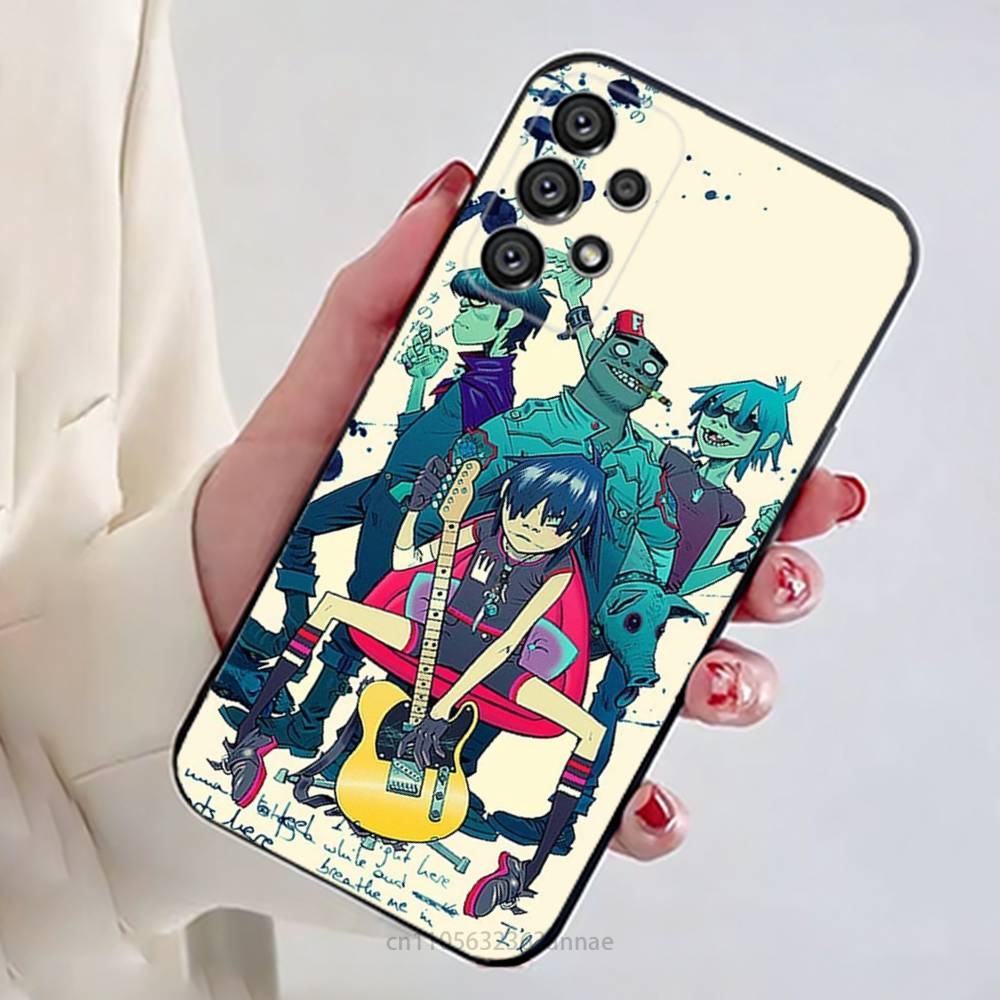 Чехол для телефона с изображением мультяшной рок-группы G-Gorillaz для Samsung Galaxy A54,34,24,73,53,52,52S,04S,04E,A72