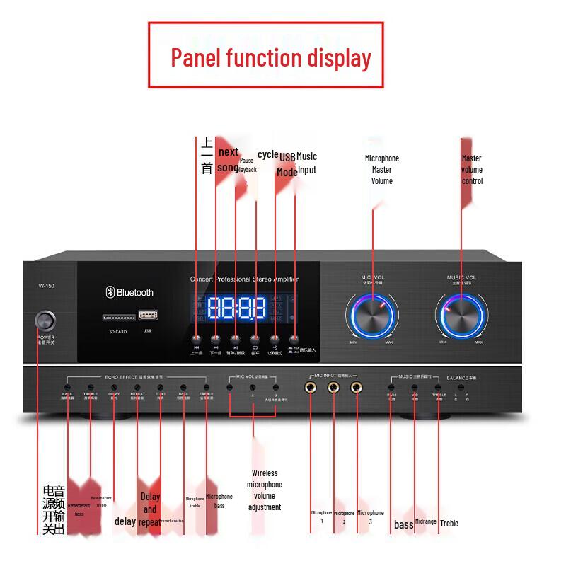 SAST PA-315V Высокомощный домашний KTV усилитель