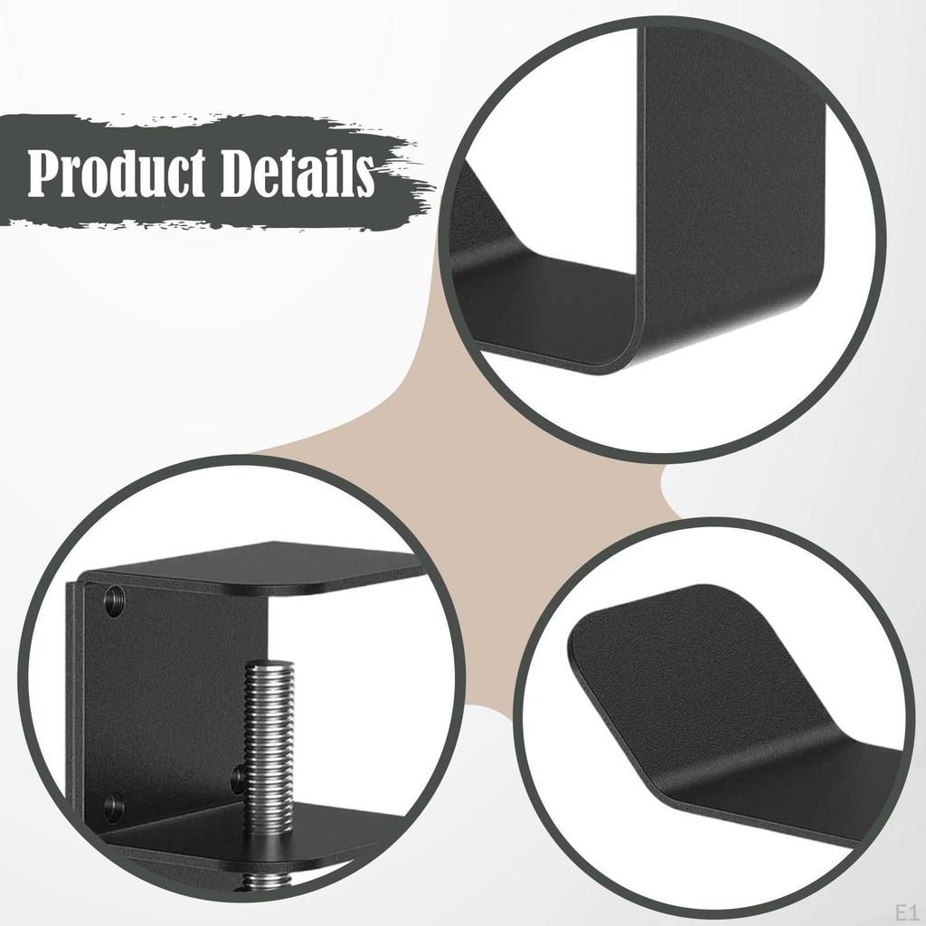 Headphone Holder Under Desk,Gaming Headset Stand Organizer Shelf Desk Space Save Storage Hanger Hook
