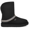UGG Теплые нескользящие однотонные короткие зимние сапоги из овчины с круглым носком, женские, черные 1161770-BLK